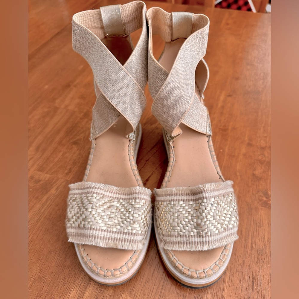 Tommy Hilfiger Yemina Gold Wedge Sandal